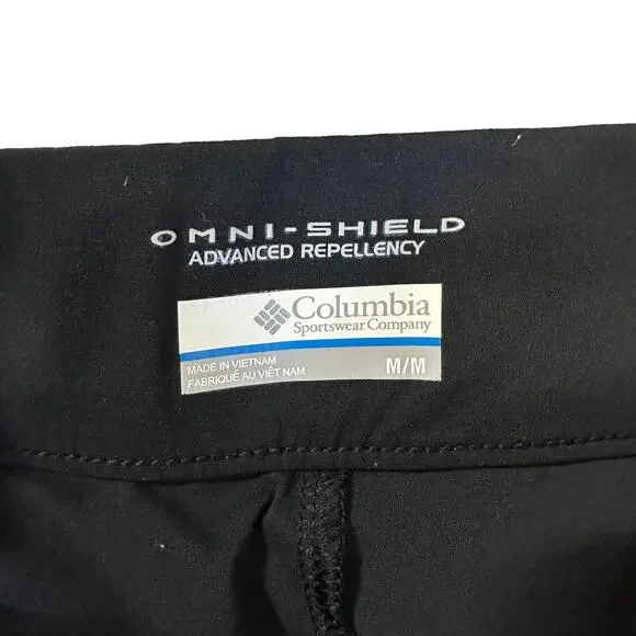 Columbia Women's Omni-shield Pants Medium Black Pull On - Picture 2 of 9